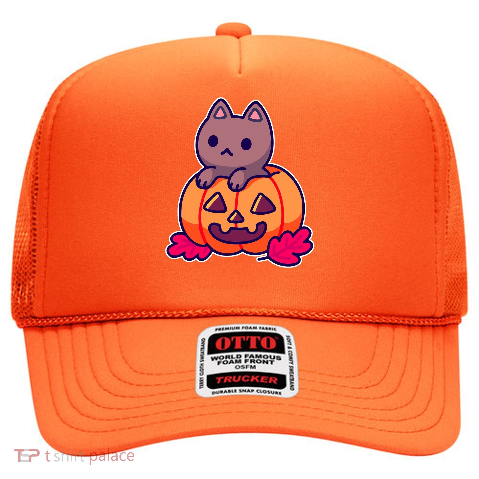 Kitten In pumpkin Cute Halloween Hat