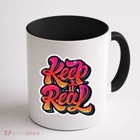 Keep It Real Graffiti Art Coffee Mug thumb 1