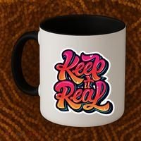 Keep It Real Graffiti Art Coffee Mug thumb 2