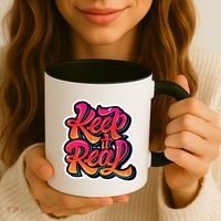 Keep It Real Graffiti Art Coffee Mug thumb 3