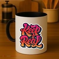 Keep It Real Graffiti Art Coffee Mug thumb 4