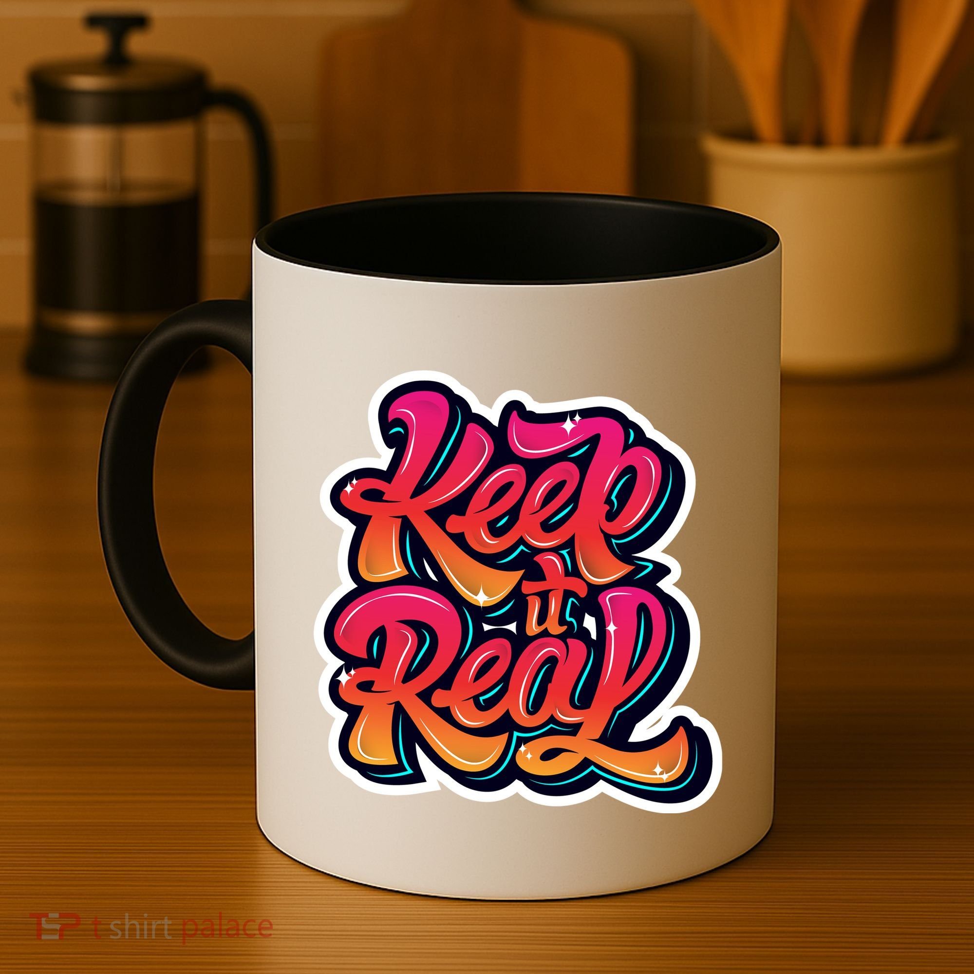 Keep It Real Graffiti Art Coffee Mug