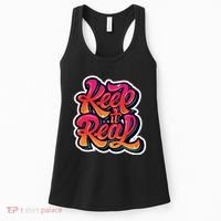 Keep It Real Graffiti Art Women's Tank Top thumb 0