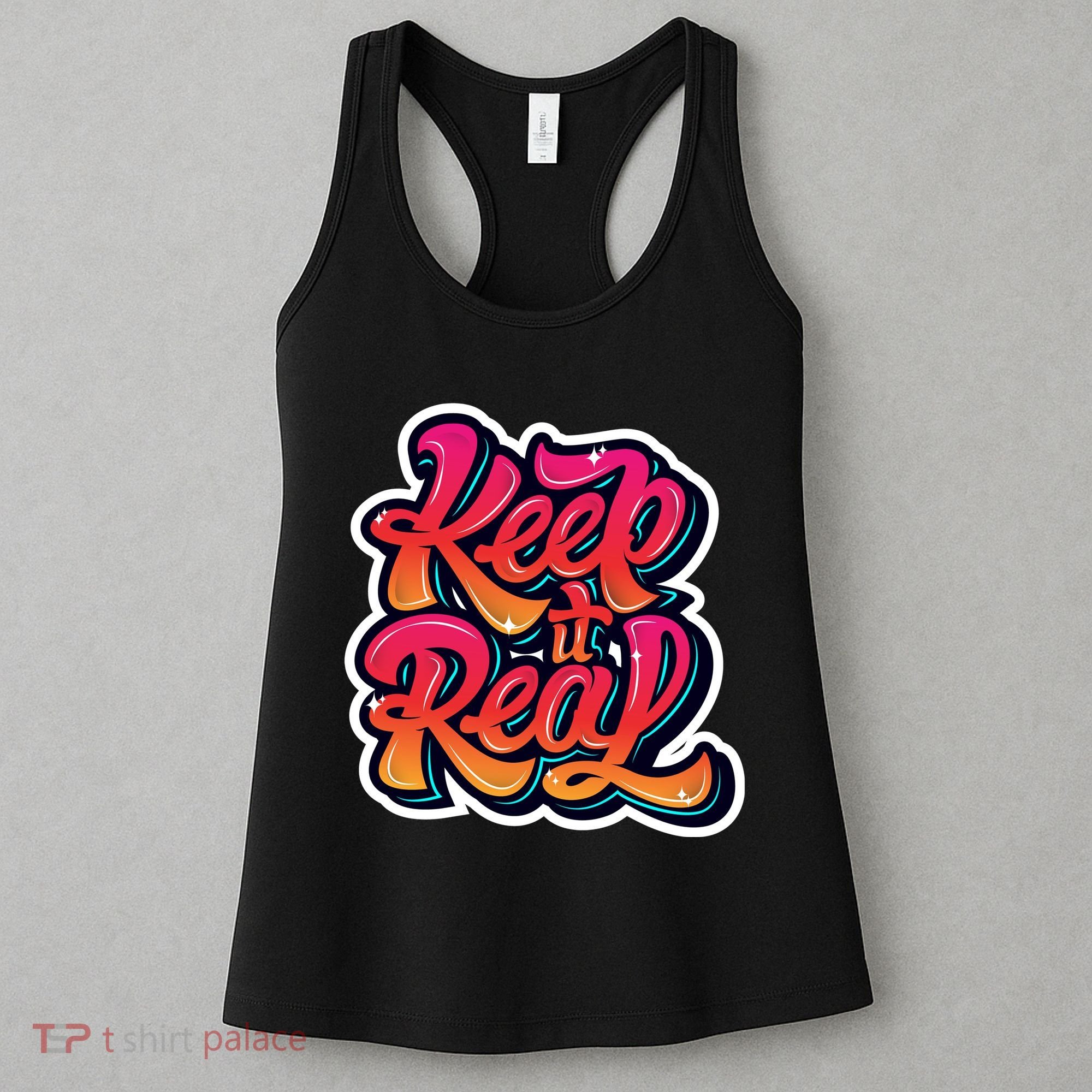 Keep It Real Graffiti Art Women's Tank Top