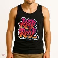 Keep It Real Graffiti Art Tank Top thumb 3