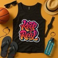 Keep It Real Graffiti Art Tank Top thumb 4