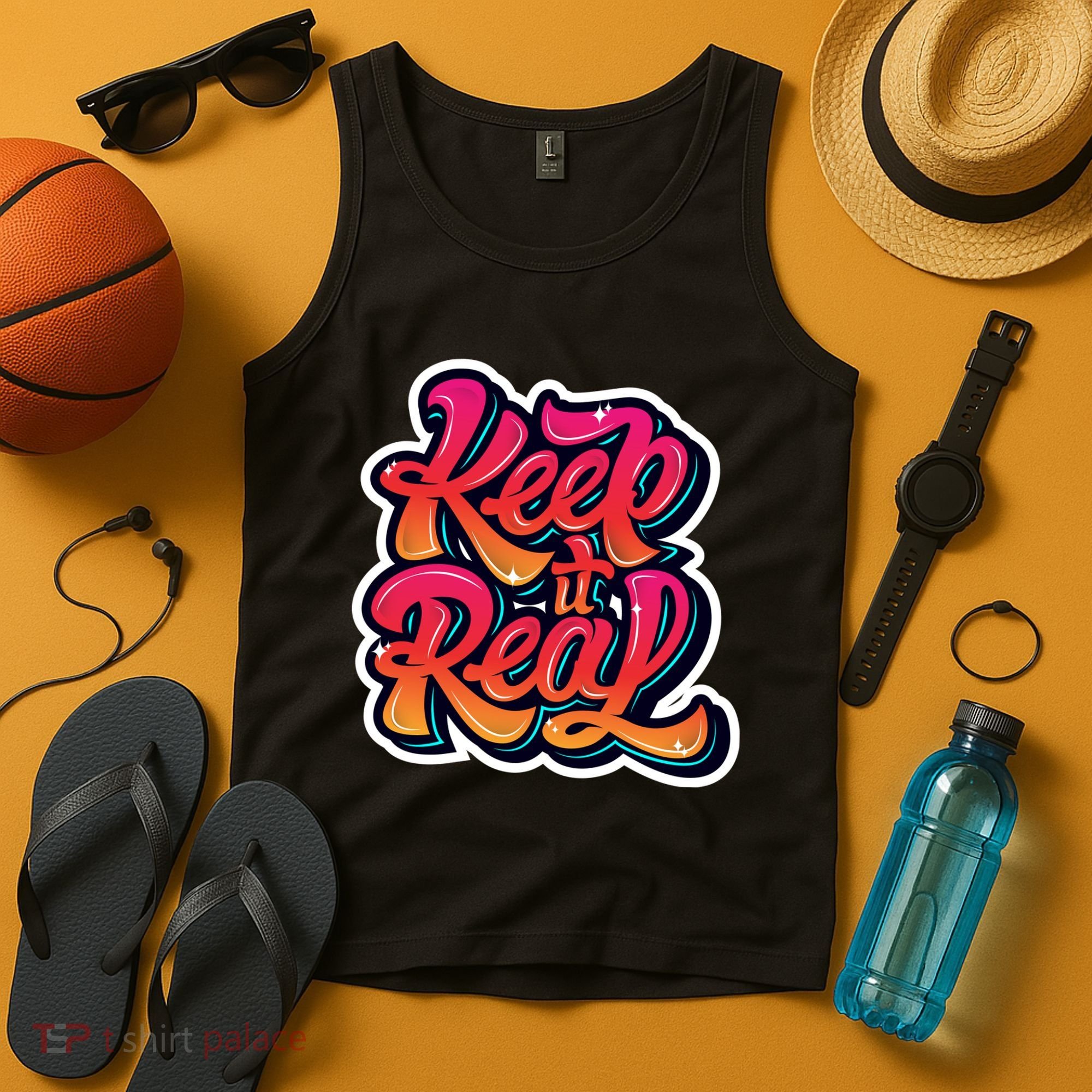 Keep It Real Graffiti Art Tank Top