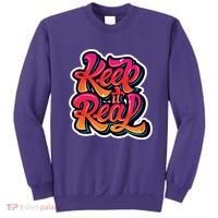 Keep It Real Graffiti Art Sweatshirt thumb 0