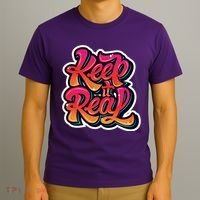 Keep It Real Graffiti Art T-Shirt thumb 3