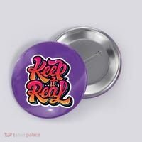 Keep It Real Graffiti Art Button thumb 0
