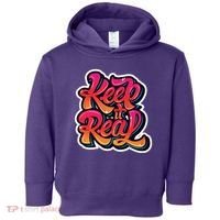Keep It Real Graffiti Art Toddler Hoodie thumb 0