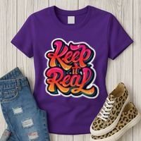 Keep It Real Graffiti Art Women's T-Shirt thumb 3