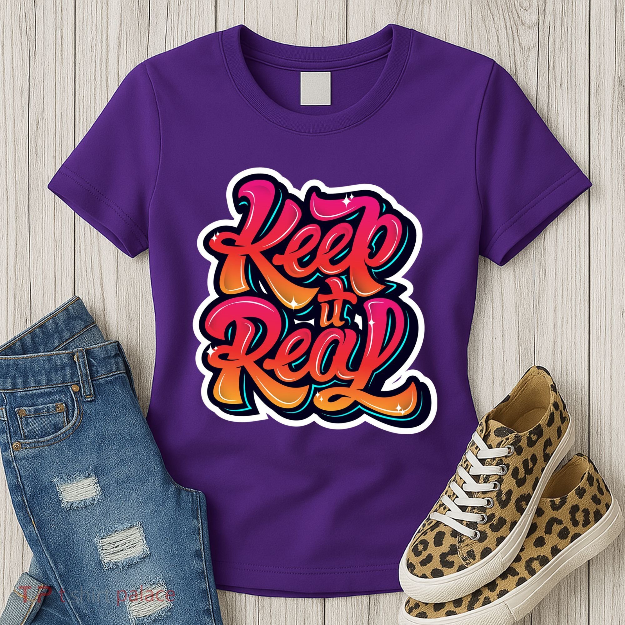Keep It Real Graffiti Art Women's T-Shirt