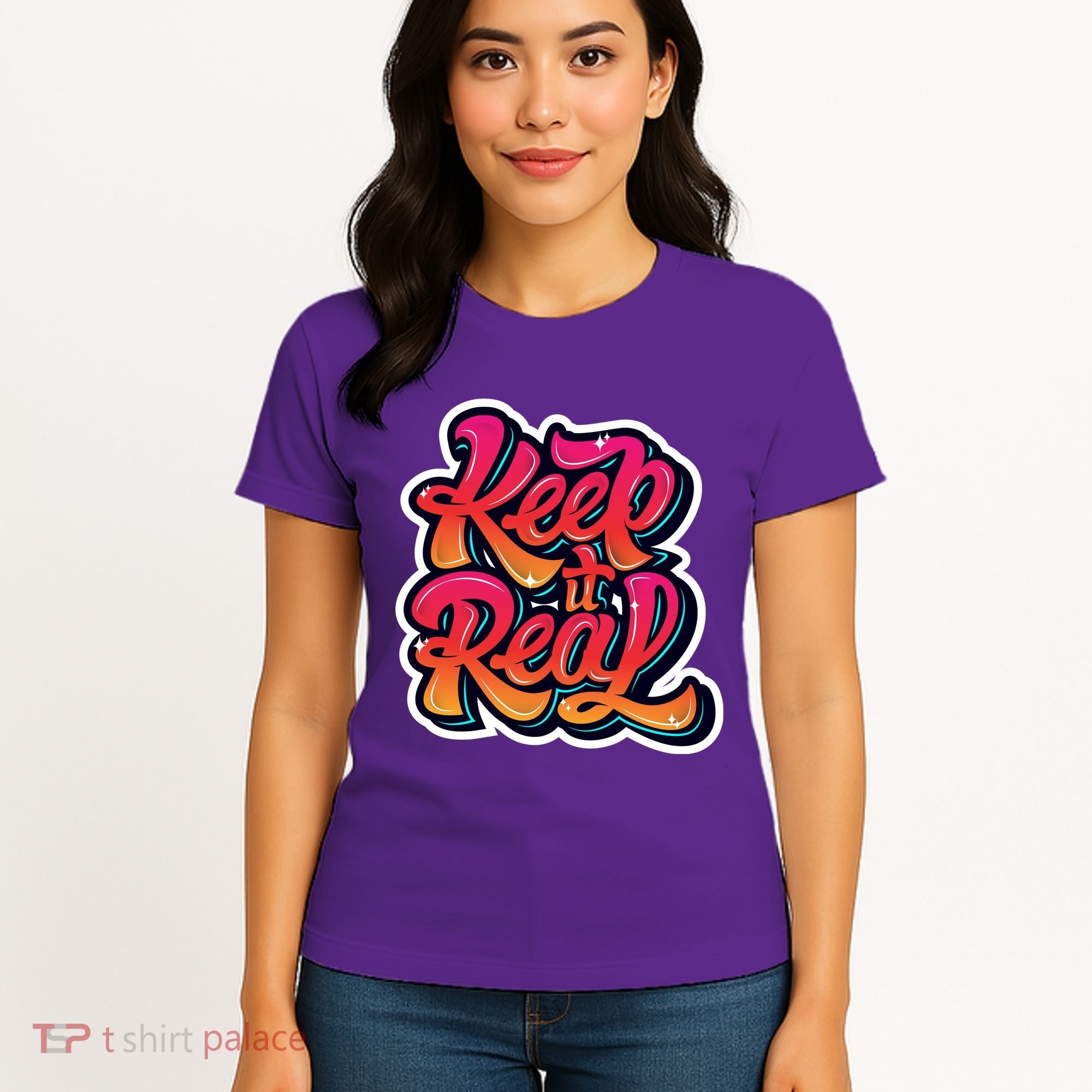 Keep It Real Graffiti Art Women's T-Shirt