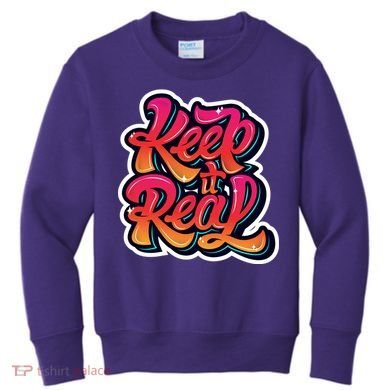 Keep It Real Graffiti Art Kids Sweatshirt