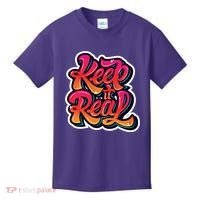 Keep It Real Graffiti Art Kids T-Shirt thumb 0
