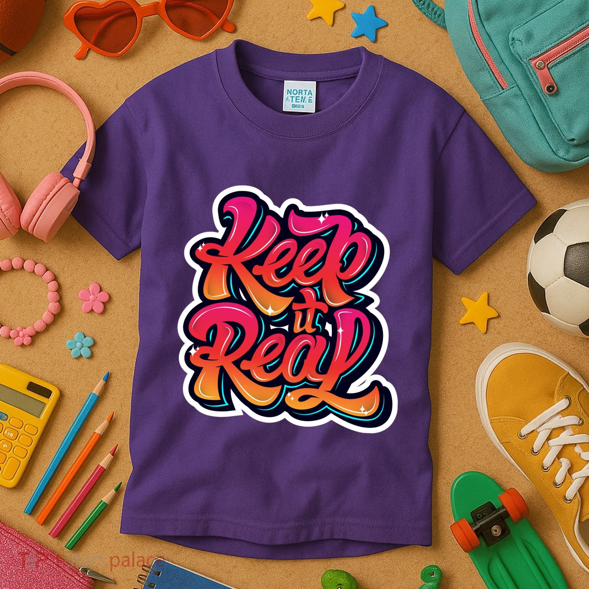 Keep It Real Graffiti Art Kids T-Shirt