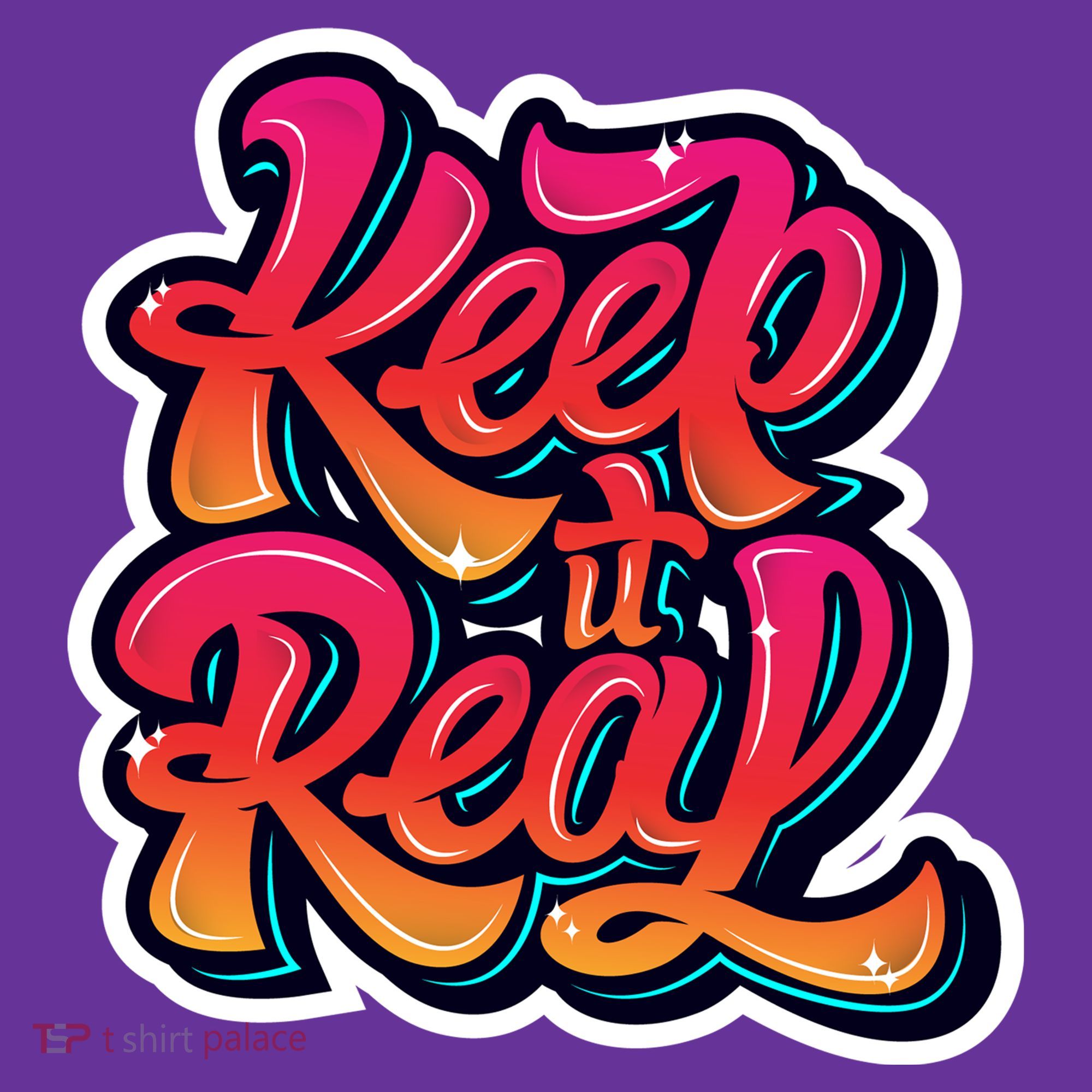 Keep It Real Graffiti Art Kids T-Shirt
