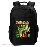 Kids Im Ready To Crush First Grade Back To School Dinosaur Backpack thumb 0