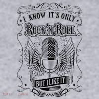 Know ItS Rock And Roll But I Like It Retro Microphone Women's Sweatshirt thumb 2