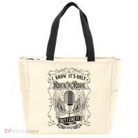 Know ItS Rock And Roll But I Like It Retro Microphone Tote Bag thumb 0