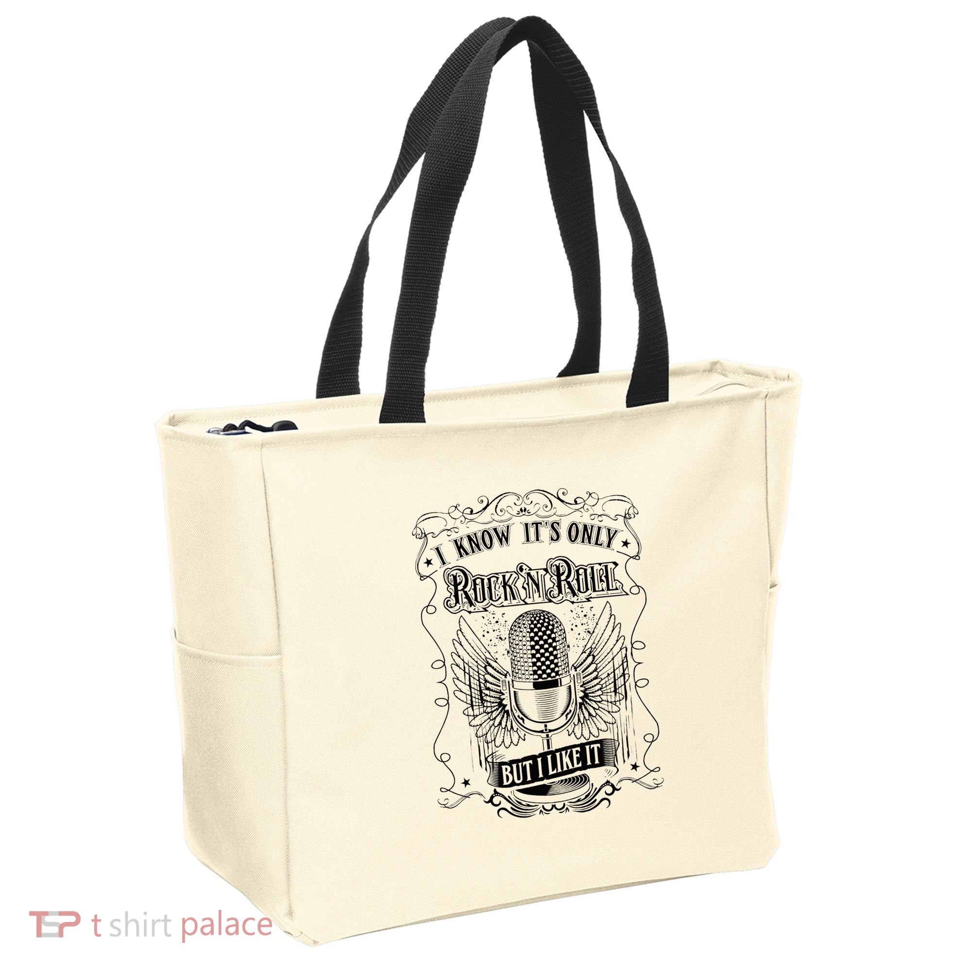 Know ItS Rock And Roll But I Like It Retro Microphone Tote Bag