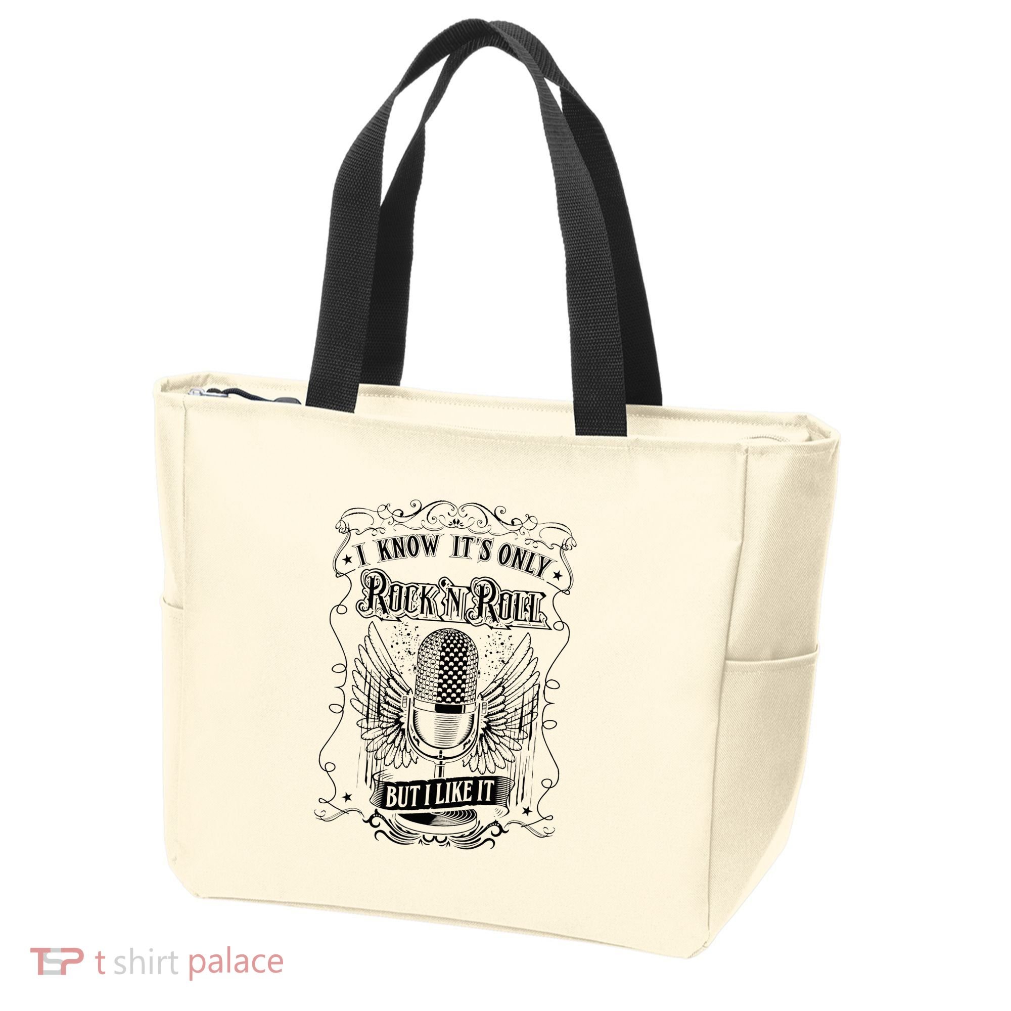 Know ItS Rock And Roll But I Like It Retro Microphone Tote Bag