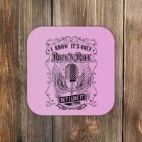 Know ItS Rock And Roll But I Like It Retro Microphone Coaster thumb 0
