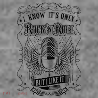 Know ItS Rock And Roll But I Like It Retro Microphone Toddler Hoodie thumb 2