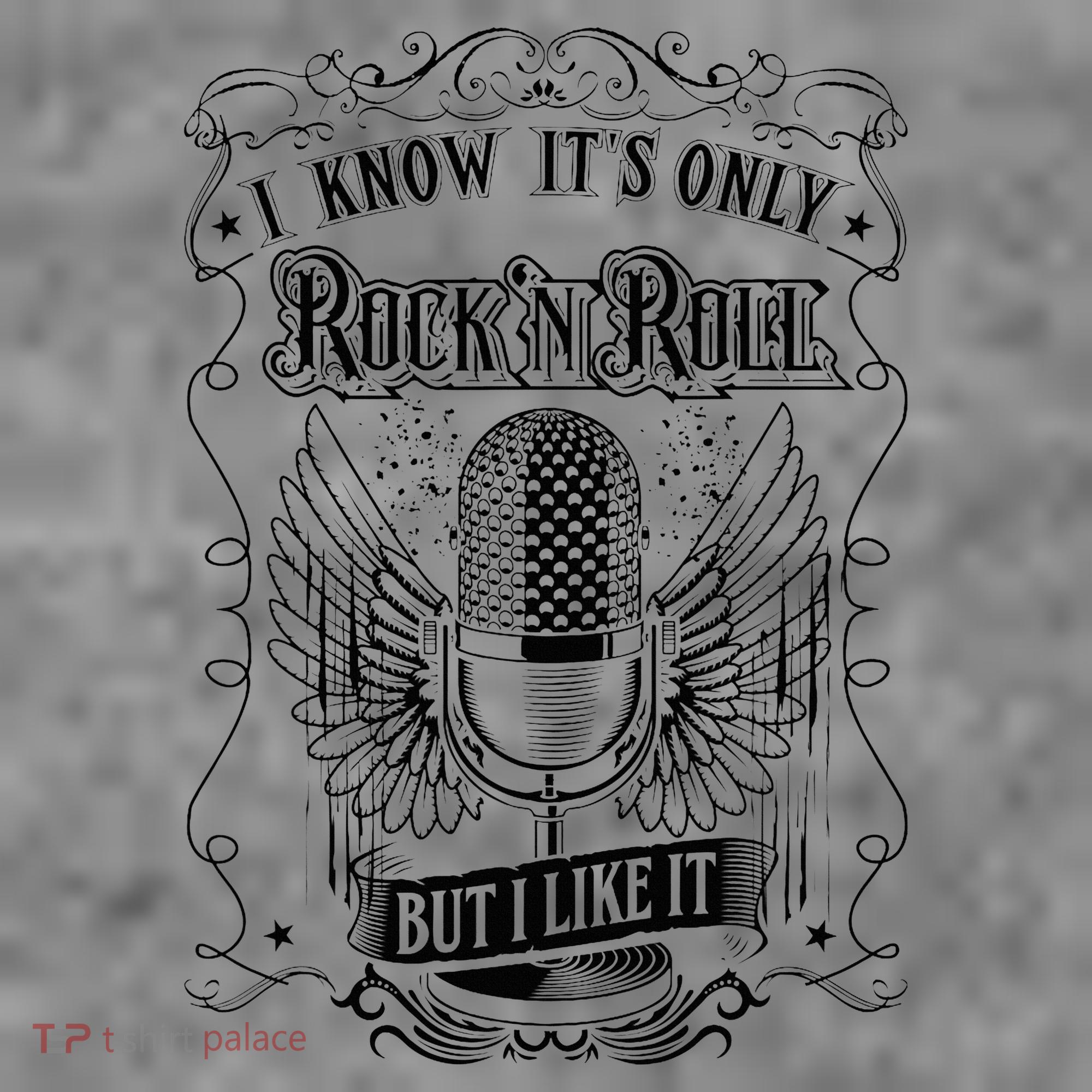 Know ItS Rock And Roll But I Like It Retro Microphone Toddler Hoodie