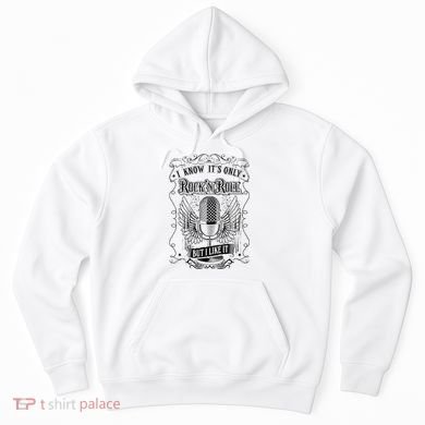 Know ItS Rock And Roll But I Like It Retro Microphone Hoodie