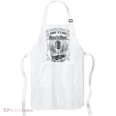 Know ItS Rock And Roll But I Like It Retro Microphone Apron