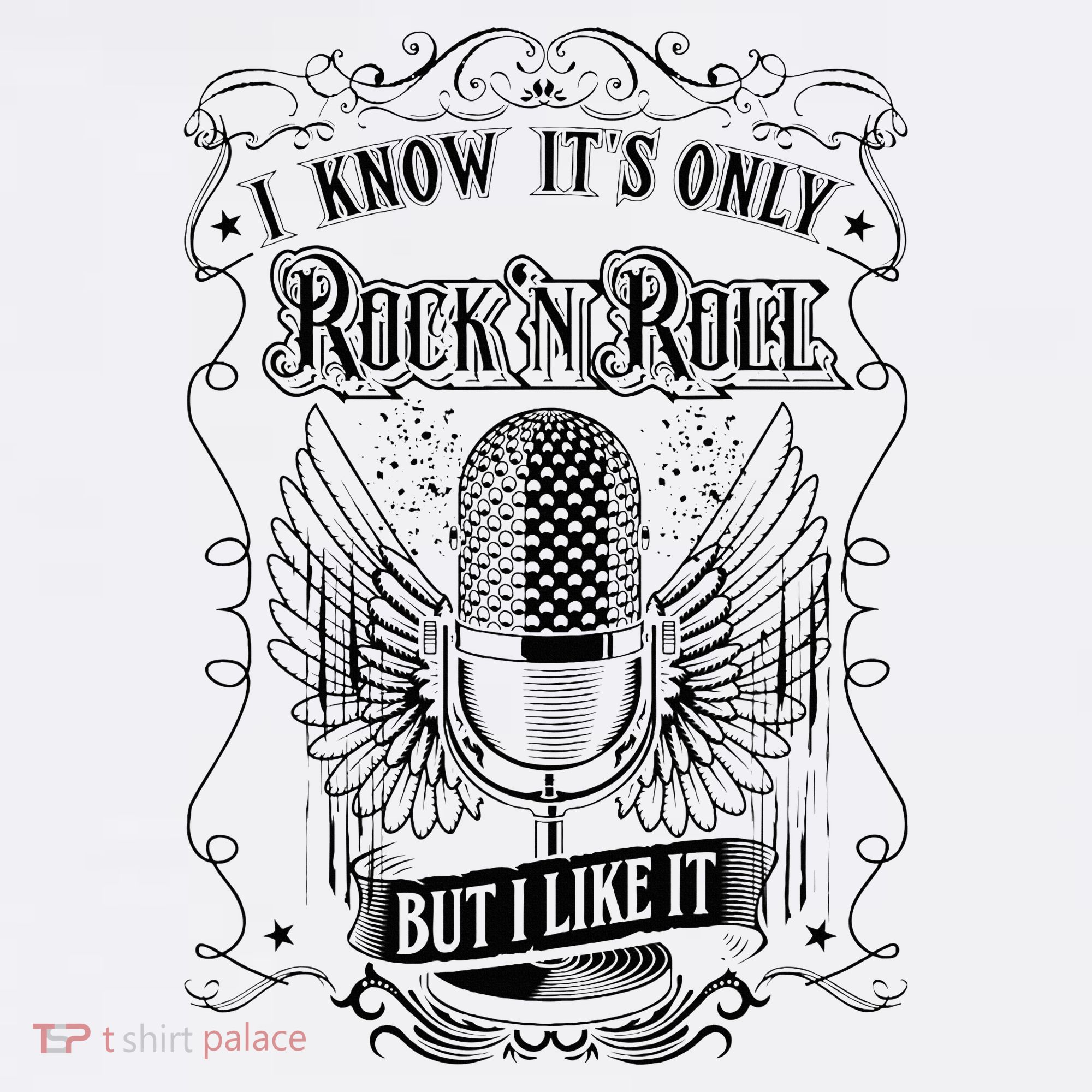Know ItS Rock And Roll But I Like It Retro Microphone Apron