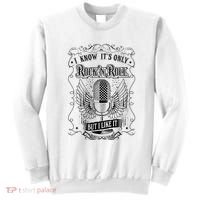 Know ItS Rock And Roll But I Like It Retro Microphone Sweatshirt thumb 0