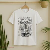 Know ItS Rock And Roll But I Like It Retro Microphone T-Shirt thumb 2