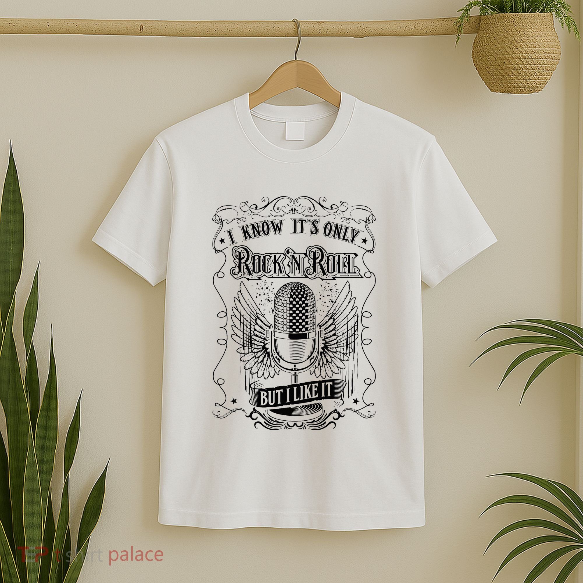 Know ItS Rock And Roll But I Like It Retro Microphone T-Shirt