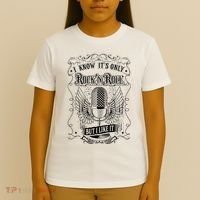 Know ItS Rock And Roll But I Like It Retro Microphone T-Shirt thumb 4