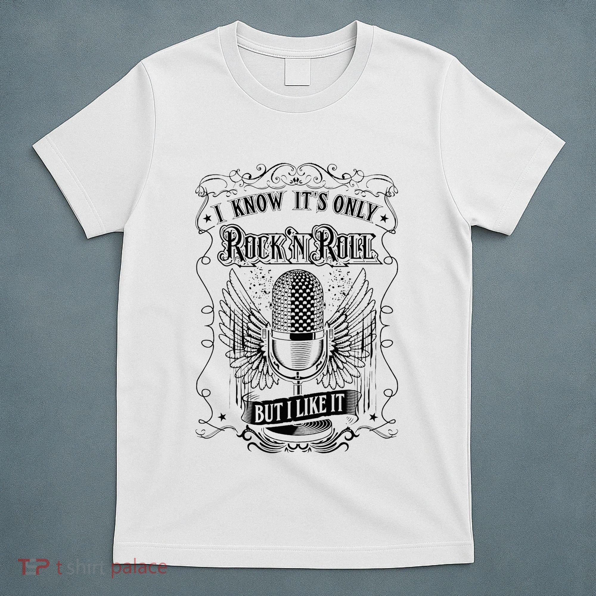 Know ItS Rock And Roll But I Like It Retro Microphone T-Shirt