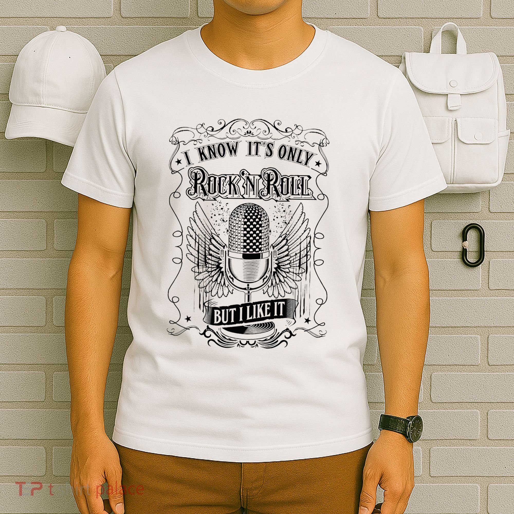 Know ItS Rock And Roll But I Like It Retro Microphone T-Shirt