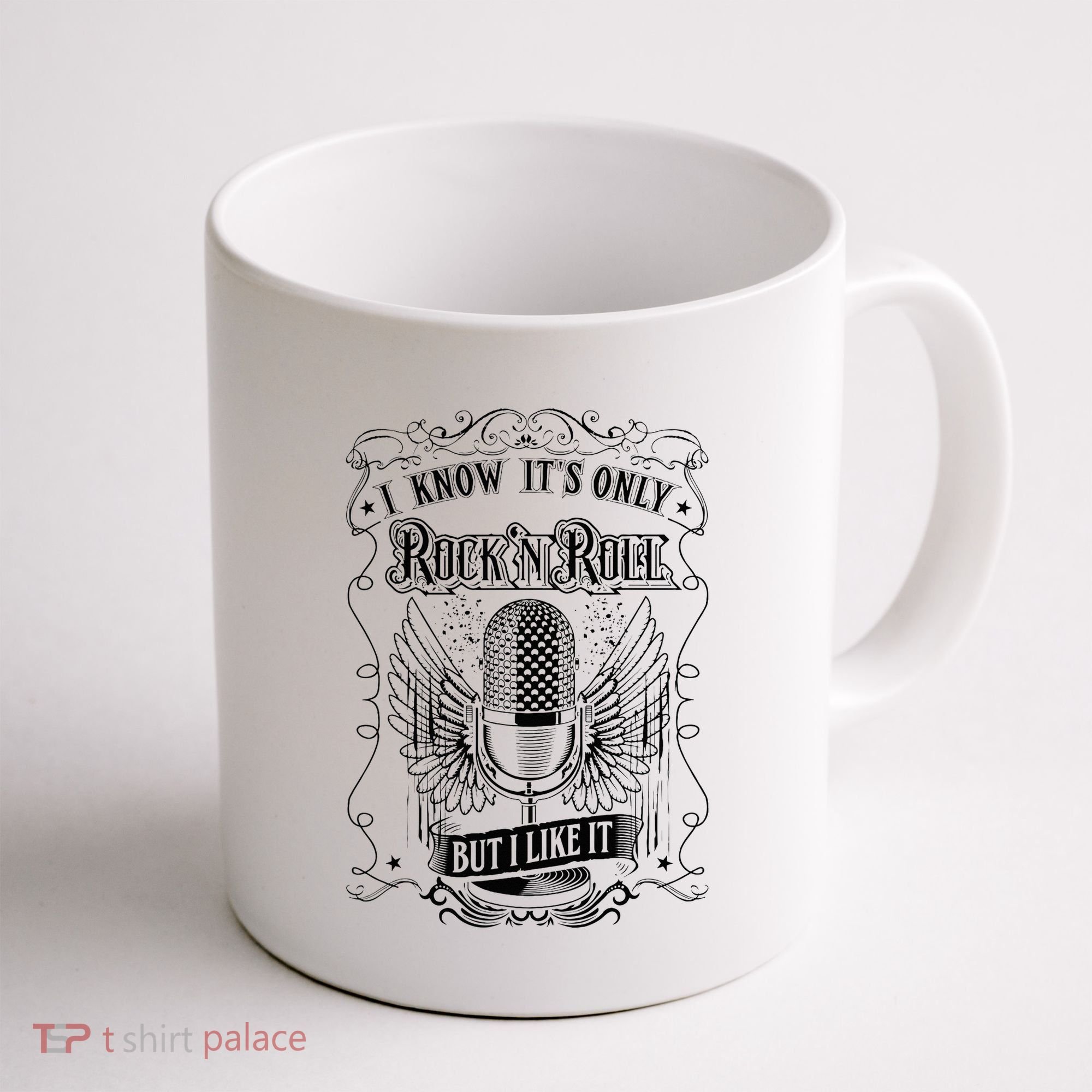 Know ItS Rock And Roll But I Like It Retro Microphone Coffee Mug