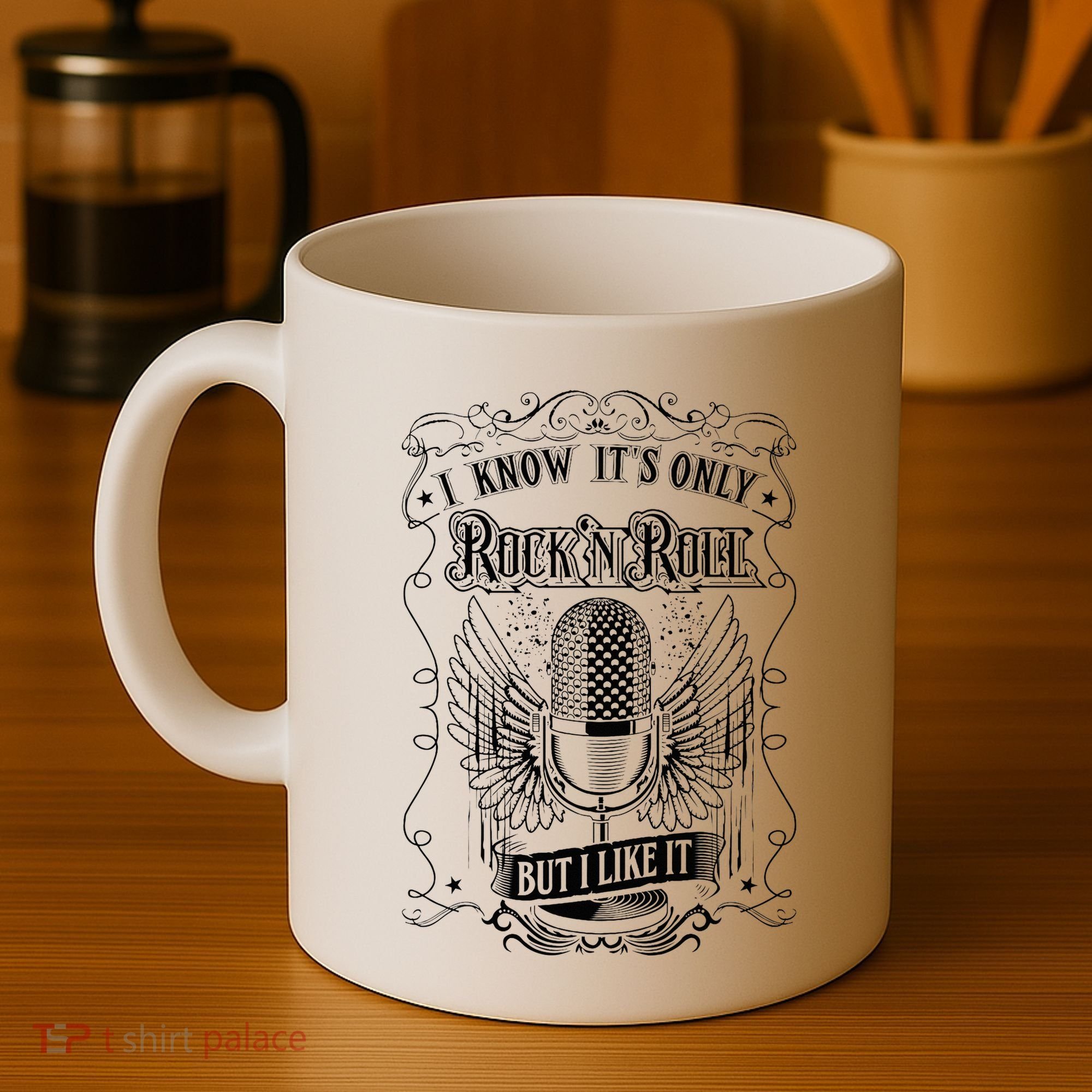 Know ItS Rock And Roll But I Like It Retro Microphone Coffee Mug