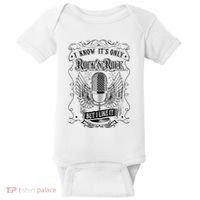Know ItS Rock And Roll But I Like It Retro Microphone Baby Bodysuit thumb 0