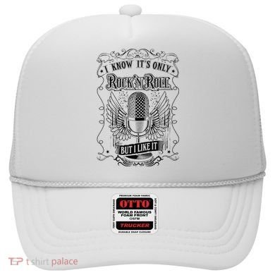Know ItS Rock And Roll But I Like It Retro Microphone Hat