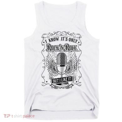 Know ItS Rock And Roll But I Like It Retro Microphone Tank Top