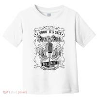 Know ItS Rock And Roll But I Like It Retro Microphone Toddler T-Shirt thumb 0