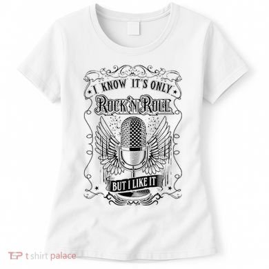 Know ItS Rock And Roll But I Like It Retro Microphone Women's T-Shirt