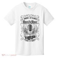 Know ItS Rock And Roll But I Like It Retro Microphone Kids T-Shirt thumb 0