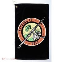 Keeping It Reel Fishing Golf Towel thumb 0