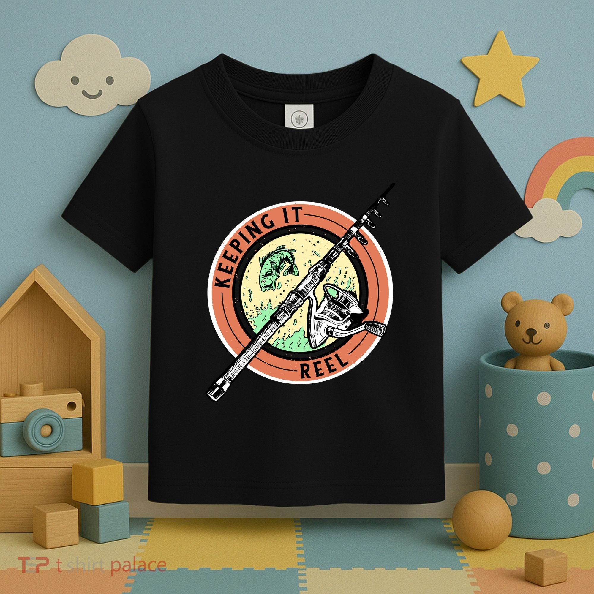 Keeping It Reel Fishing Toddler T-Shirt