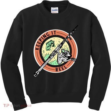 Keeping It Reel Fishing Kids Sweatshirt